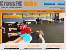 Tablet Screenshot of crossfitecho.com